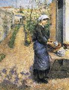 Camille Pissarro, Dish washing woman